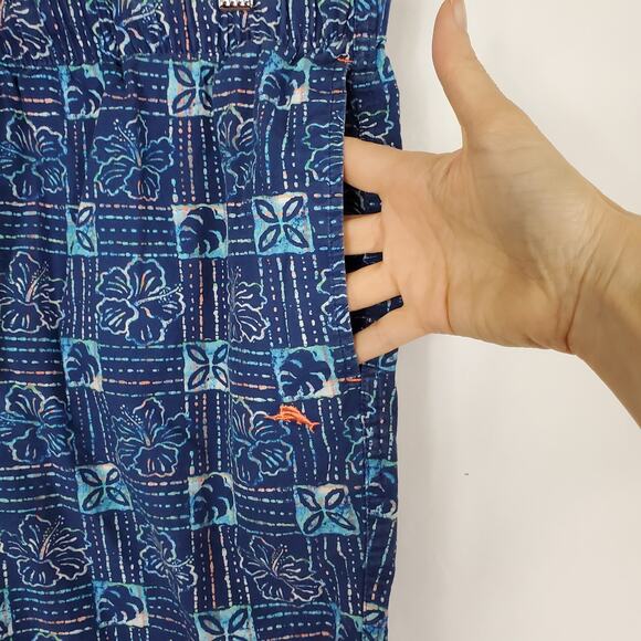 Tommy Bahama Blue Printed Swim Trunks Board Shorts Men’s Size Large - Picture 2 of 6